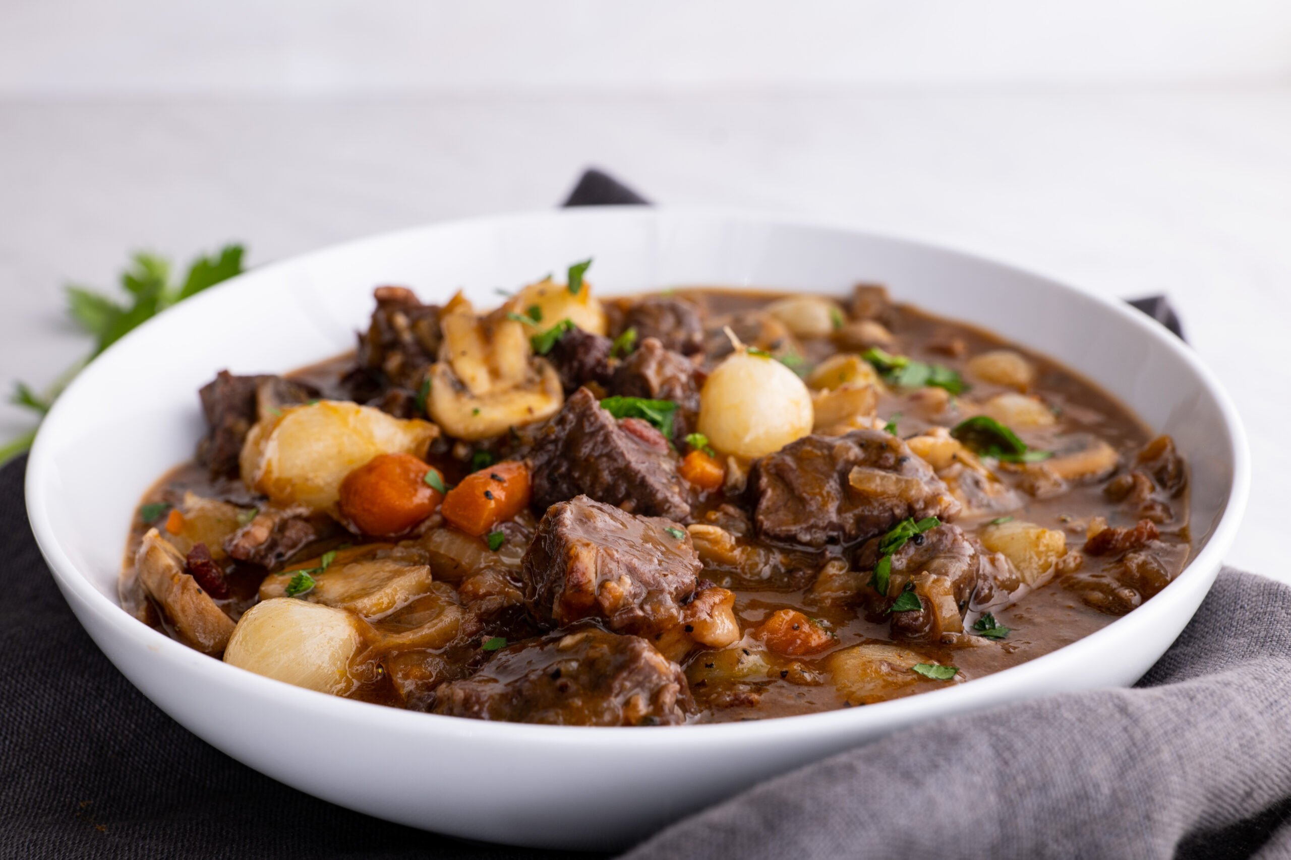Beef Bourguignon - Hearty French Beef Stew