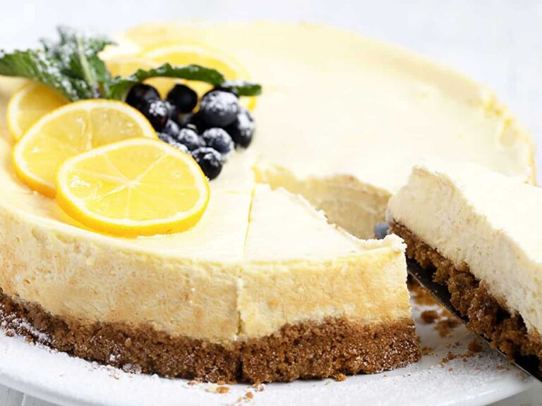 Creamy Lemon Cheesecake - Zesty Citrus Perfection