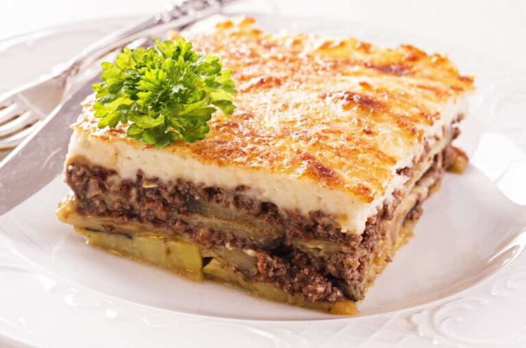 Greek Moussaka - Hearty Eggplant and Meat Casserole