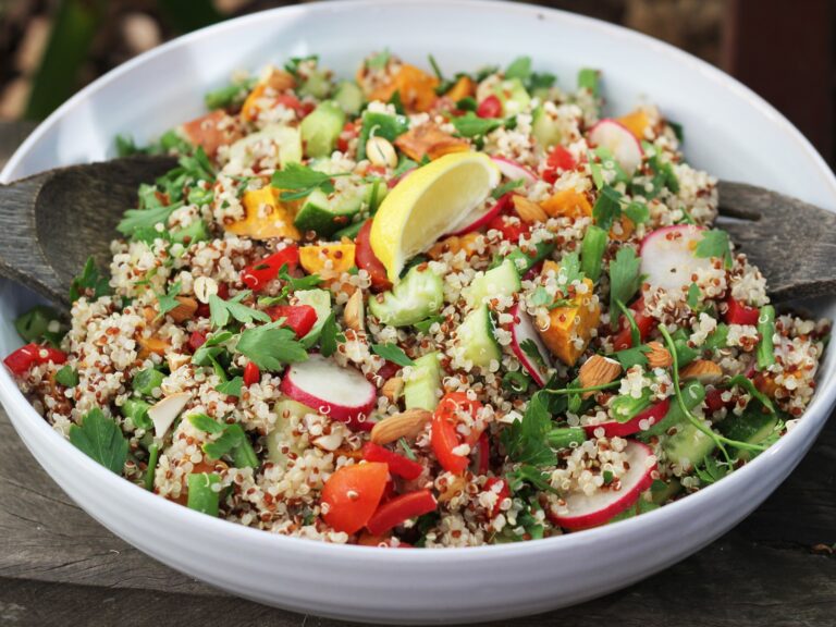 Healthy Chickpea and Quinoa Salad - Protein-Packed Supper