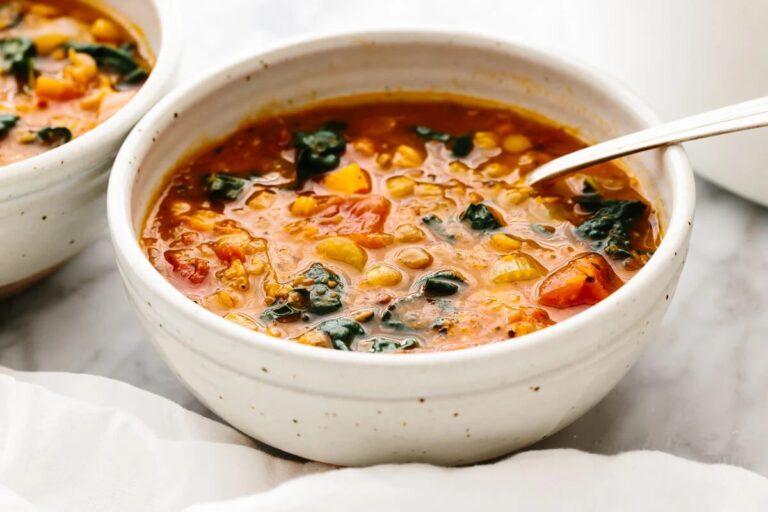 Healthy Mediterranean Lentil Soup - Hearty and Nutrient-Packed