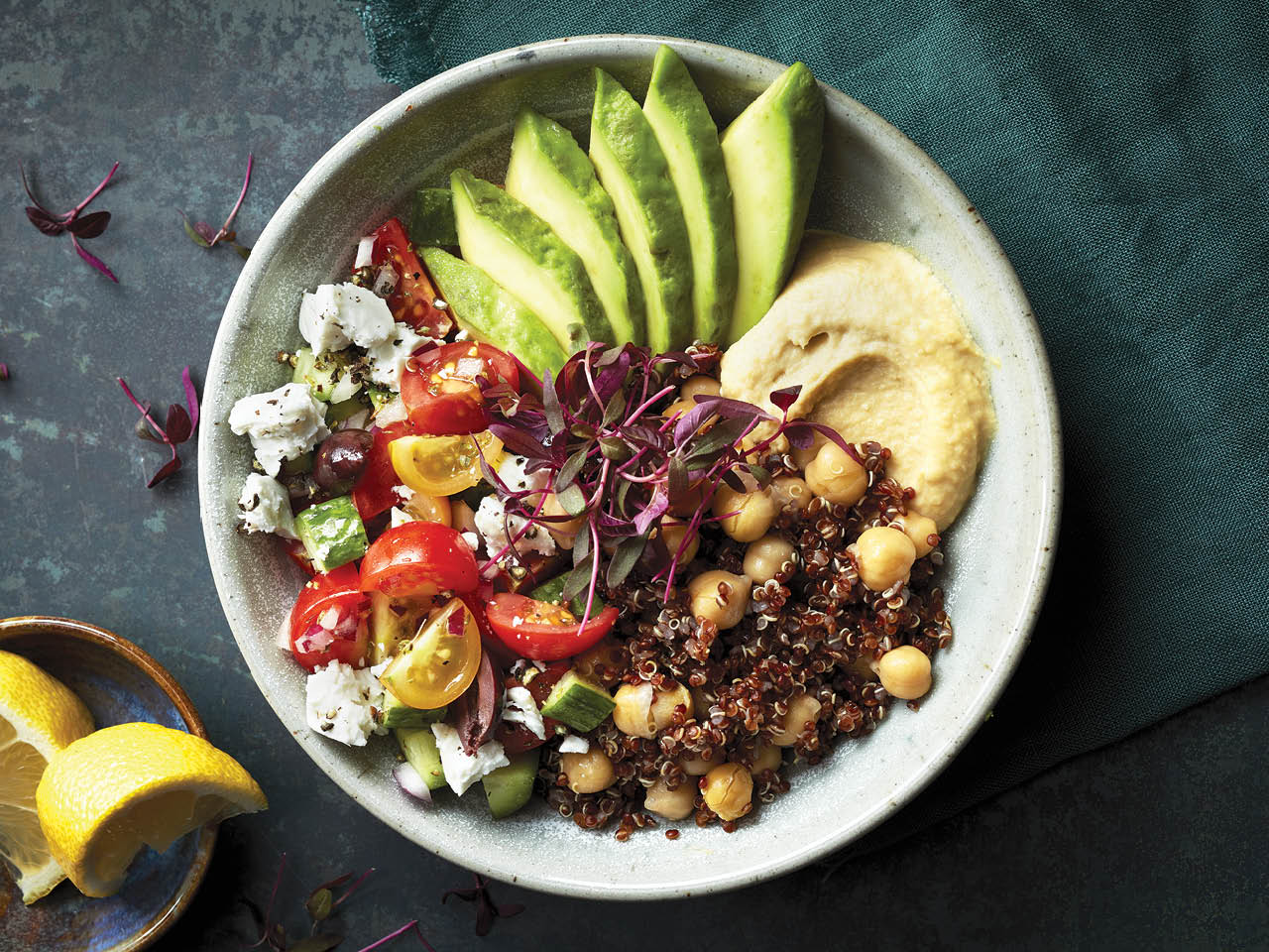 Healthy Mediterranean Quinoa Bowl - Wholesome Supper