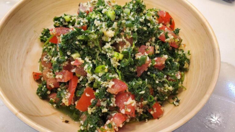 Mediterranean Tabbouleh Salad - Fresh and Tangy Sides