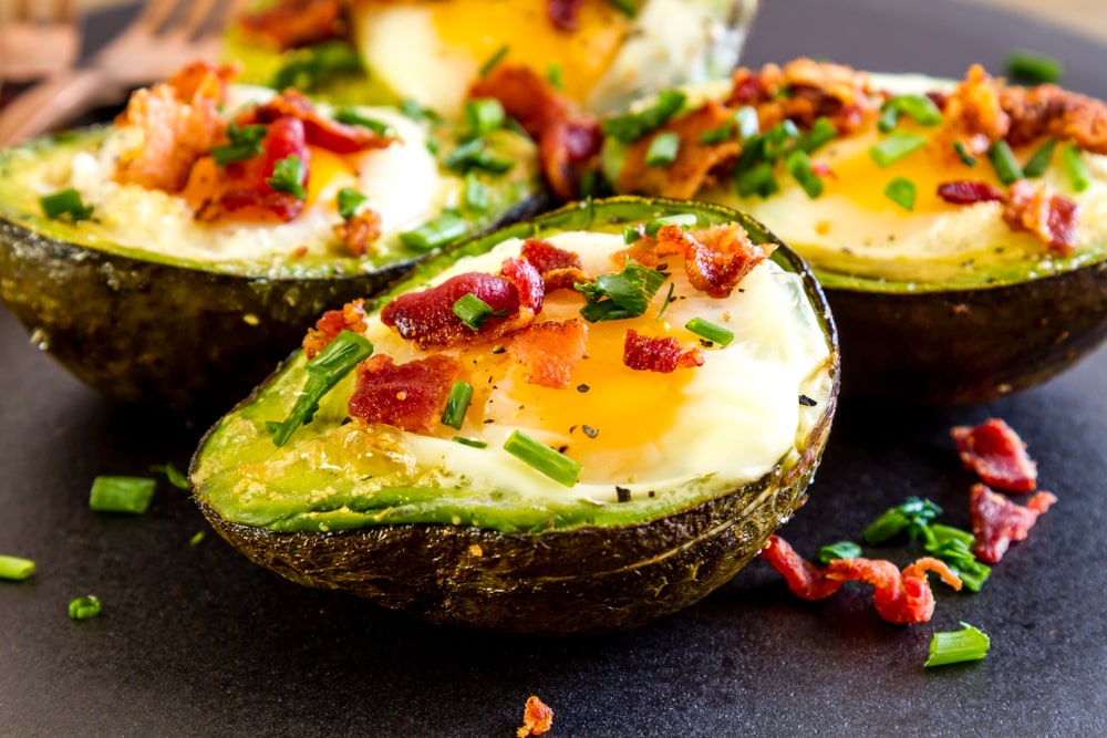 Mouthwatering Keto Avocado Bacon and Eggs - Breakfast Bliss