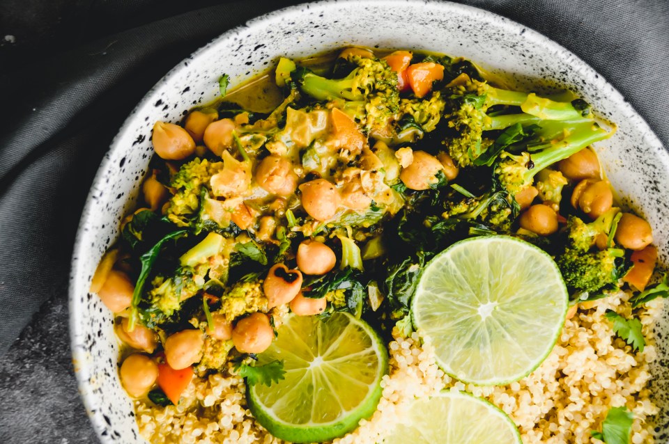 Quinoa and Chickpea Curry - Vegan Delight
