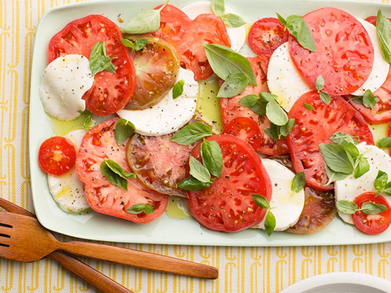 Savory Caprese Salad - Italian Tomato and Mozzarella