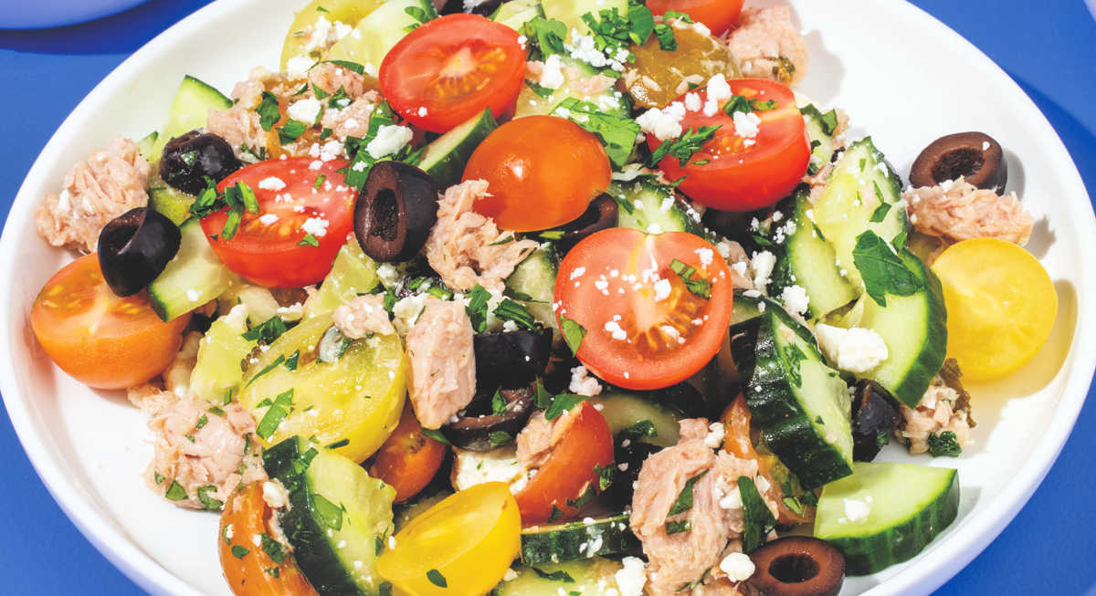 Savory Mediterranean Tuna Salad - Seafood Refreshment