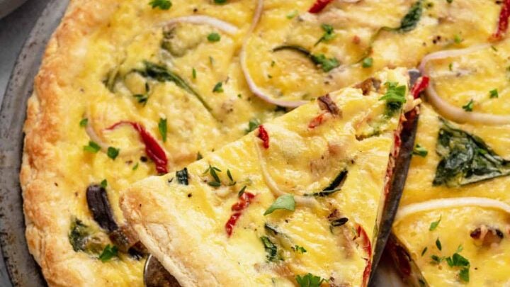 Savory Roasted Vegetable and Feta Quiche - Brunch Delight